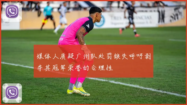 媒体人质疑广州队处罚缺失呼吁剥夺其冠军荣誉的合理性