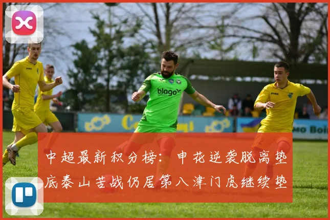 中超最新积分榜：申花逆袭脱离垫底泰山苦战仍居第八津门虎继续垫底陷入困境